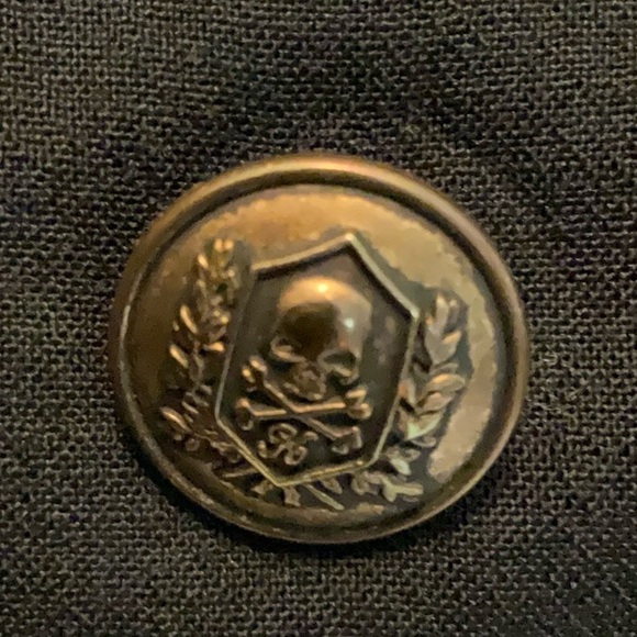 The Kooples Navy Blazer Patch Gold Logo Buttons - Picture 14 of 14